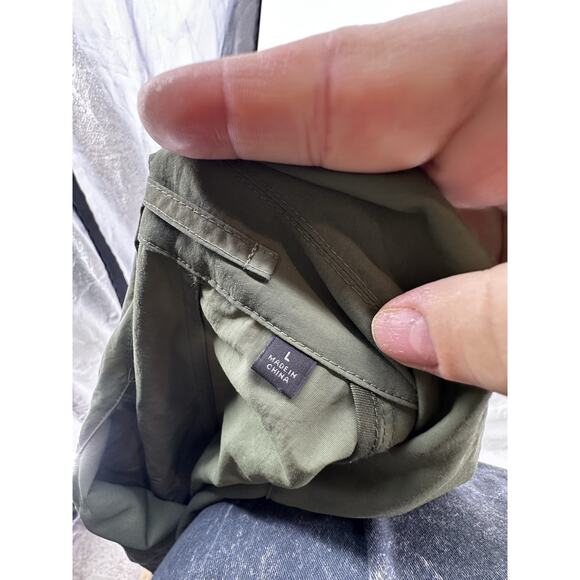 Uniqlo Large Women Button Up Green Relaxed Fit Light Jacket Midi 14-22 - Picture 4 of 10